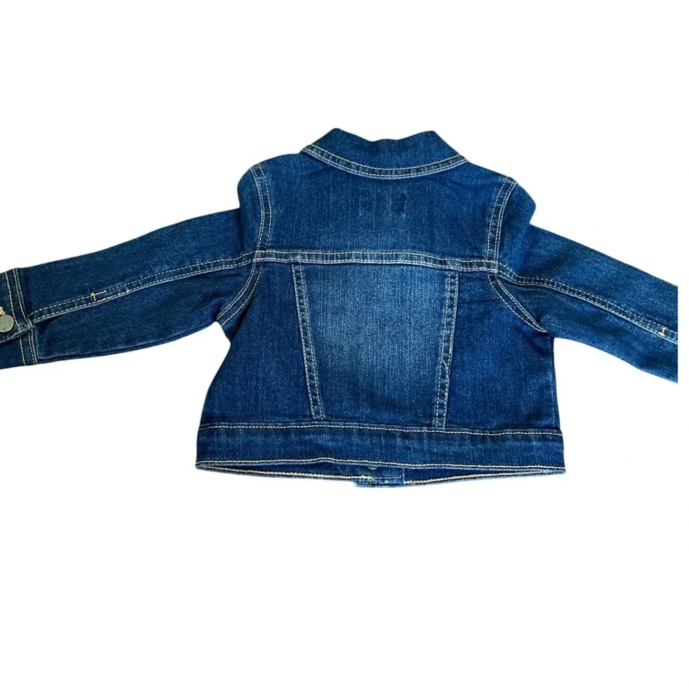 The Children's Place Denim Jacket Infant‎ Kids China Blue 9-12 Months NWT